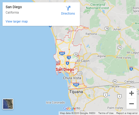 San Diego Map